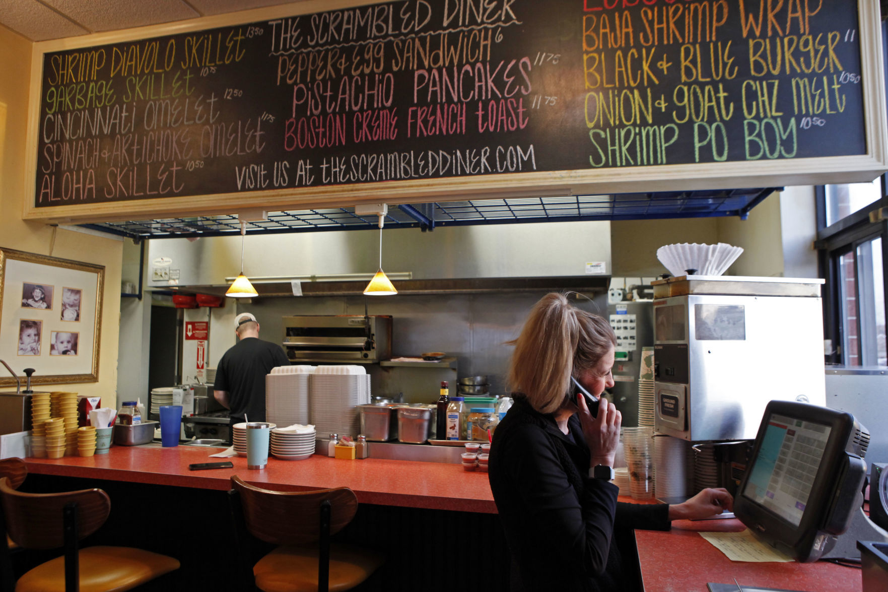 Takeout meals at Scrambled Diner